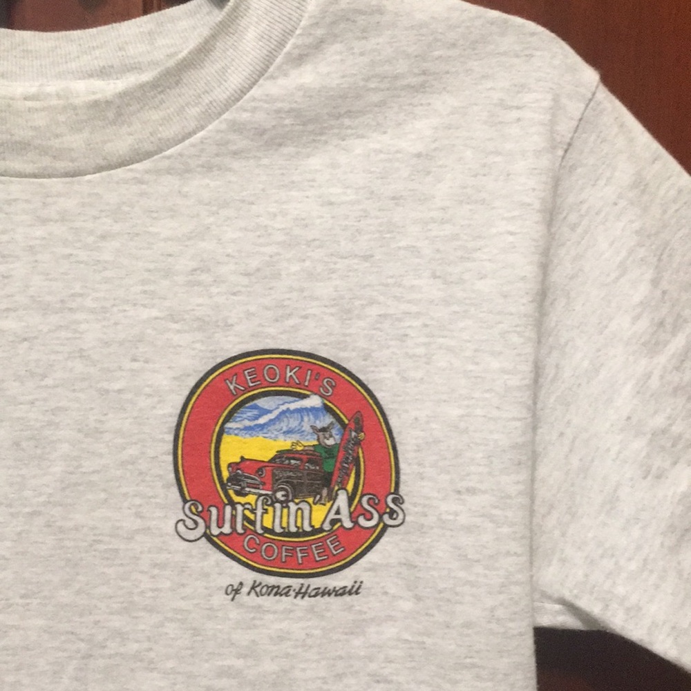 DONATED! Surfin’ Ass Coffee Shirt